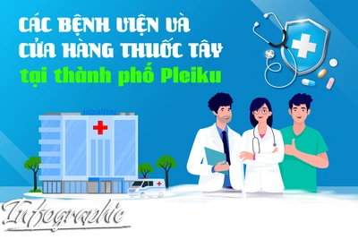 Các bệnh viện và cửa hàng thuốc tây tại thành phố Pleiku