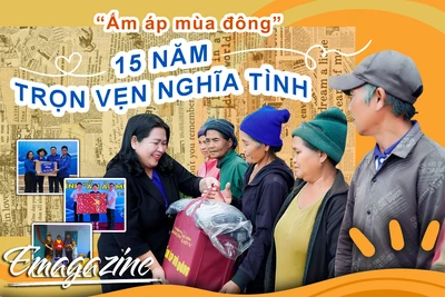 “Ấm áp mùa đông” 15 năm trọn vẹn nghĩa tình 