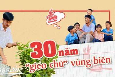 30 năm “gieo chữ” vùng biên