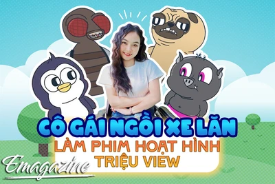 Cô gái ngồi xe lăn làm phim hoạt hình triệu view