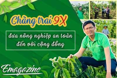 Chàng trai 9X đưa nông nghiệp an toàn đến với cộng đồng