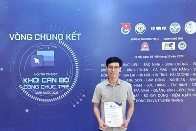 Gia Lai: 1 thí sinh đạt giải khuyến khích tại Hội thi Tin học khối cán bộ, công chức trẻ toàn quốc