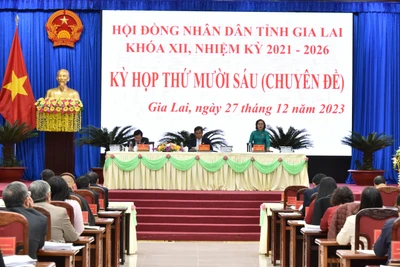 Khai mạc kỳ họp thứ 16 (chuyên đề) HĐND tỉnh khóa XII