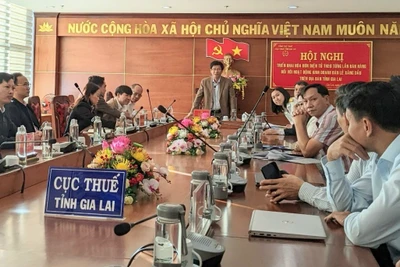 Cục Thuế tỉnh triển khai hóa đơn điện tử theo từng lần bán xăng dầu