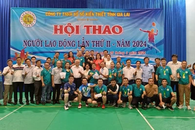  Hội thao Công ty Xổ số kiến thiết Gia Lai lần thứ II-2024 