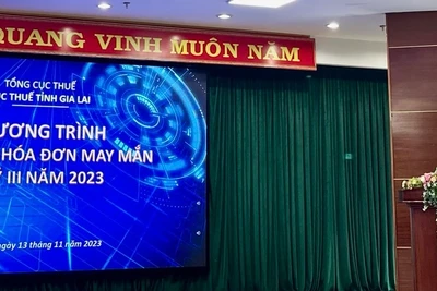 Công bố 15 “Hóa đơn may mắn” trúng thưởng quý III-2023