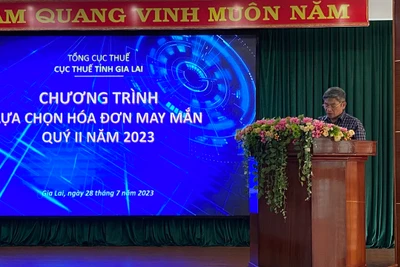 Gia Lai: Tìm ra chủ nhân của 15 hóa đơn may mắn quý II năm 2023