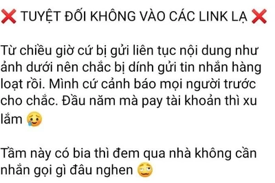 Cẩn thận với những link 'tặng quà đầu xuân', 'quà Tết Nguyên đán'...