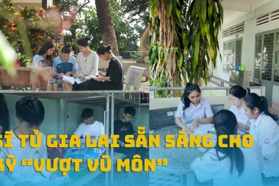 Sĩ tử sẵn sàng cho kỳ “vượt vũ môn”