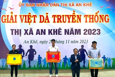 140 vận động viên tham gia Giải Việt dã truyền thống thị xã An Khê năm 2023