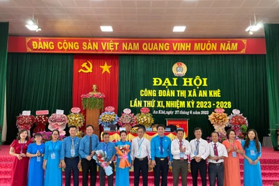 Công đoàn thị xã An Khê phấn đấu đến năm 2028 có 2.470 đoàn viên