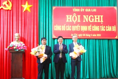 An Khê có tân Phó Bí thư Thường trực Thị ủy, Chủ tịch HĐND và Chủ tịch UBND