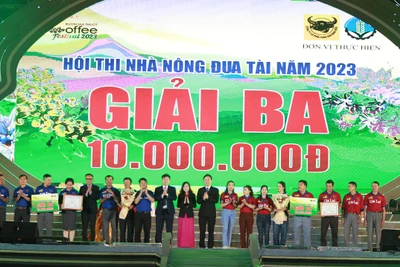 Gia Lai đạt giải ba tại Hội thi Nhà nông đua tài ở lễ hội cà phê Buôn Ma Thuột