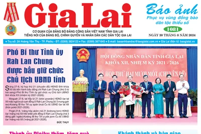 Báo Ảnh Gia Lai ngày 30-8-2024