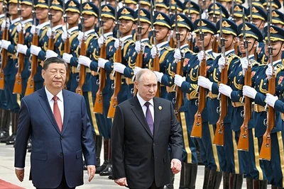 Tổng thống Putin đến Trung Quốc thắt chặt quan hệ chiến lược