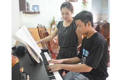 Gặp cậu bé đạt giải ba Festival Piano