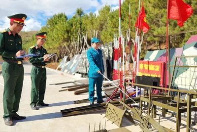 Pleiku hội thi mô hình học cụ, vật chất huấn luyện năm 2023 