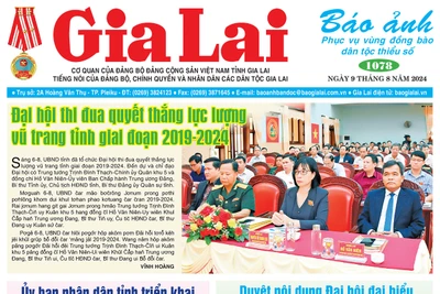 Báo Ảnh Gia Lai ngày 9-8-2024