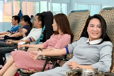 “Blouse trắng” tiên phong hiến máu cứu người