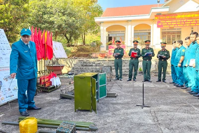 Pleiku: Hội thi vật chất, mô hình học cụ, sáng kiến, cải tiến trang-thiết bị huấn luyện