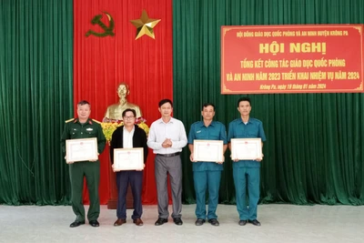 Krông Pa triển khai nhiệm vụ giáo dục quốc phòng và an ninh năm 2024 