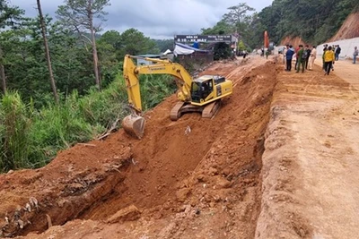 Tai nạn lao động trên công trường đèo Prenn, 2 công nhân thương vong