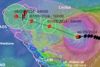 Infographic: Diễn tiến siêu bão YAGI (bão số 3)