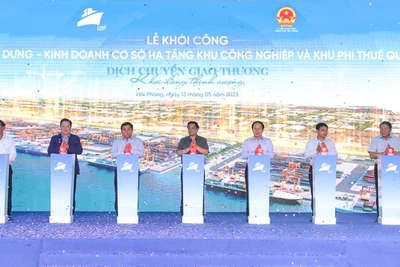 Khởi công khu phi thuế quan cảng biển Xuân Cầu lớn nhất Việt Nam 