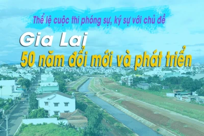 Thể lệ cuộc thi phóng sự, ký sự với chủ đề: “Gia Lai: 50 năm đổi mới và phát triển”