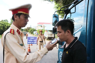 Xử lý vi phạm nồng độ cồn: Giải pháp đảm bảo trật tự an toàn giao thông