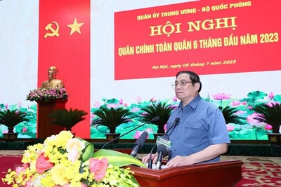 Thủ tướng Phạm Minh Chính dự Hội nghị Quân chính toàn quân