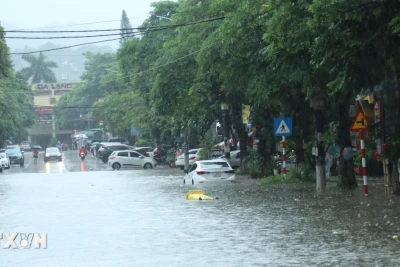 Bắc Bộ duy trì mưa dông diện rộng, cục bộ có nơi mưa rất to