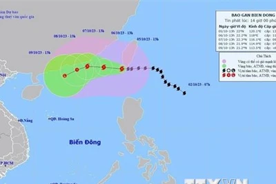 Bão Koinu đã đi vào Biển Đông, trở thành bão số 4 trong năm 2023