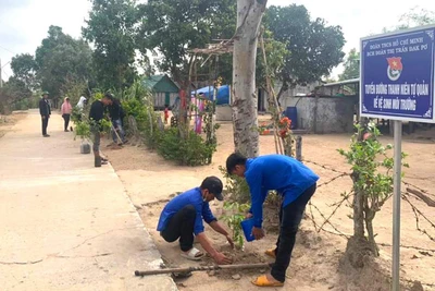 Những công trình, phần việc mang dấu ấn thanh niên Đak Pơ