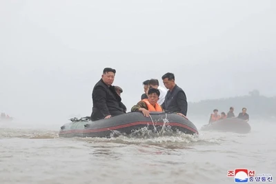 Nhà lãnh đạo Triều Tiên Kim Jong-un chỉ trích Hàn Quốc phát tán thông tin sai lệch về thiệt hại lũ lụt