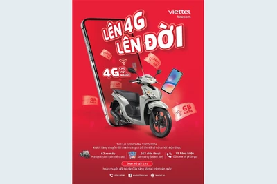 Chương trình khuyến mại “Lên 4G, Lên đời” của Viettel trao giải thưởng lên đến hàng chục triệu đồng