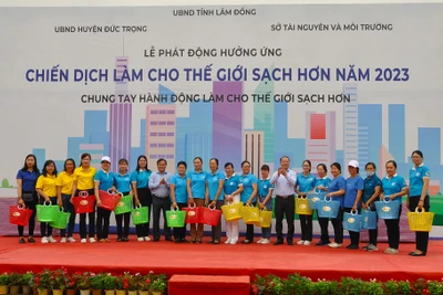 Phát động hưởng ứng chiến dịch làm cho thế giới sạch hơn năm 2023 trên địa bàn Lâm Đồng