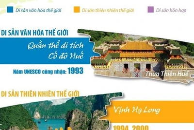 Chín Di sản Văn hóa và Thiên nhiên thế giới ở Việt Nam