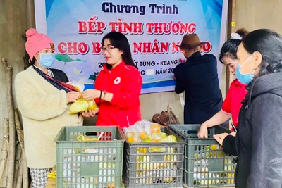 Về Kbang gặp chị An chữ thập đỏ