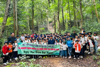 Trưởng thành từ chương trình “Học làm chiến sĩ Công an”