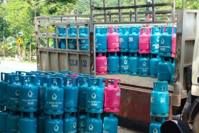 Giá gas trong nước giảm 35.500 đồng/bình 12 kg