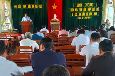 Kbang: 70 đại biểu tiếp thu các văn bản pháp luật mới