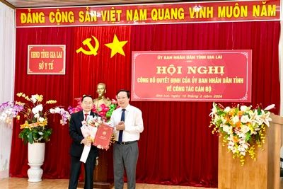 Ông Lý Minh Thái được bổ nhiệm làm Giám đốc Sở Y tế Gia Lai