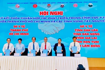 TP. Hồ Chí Minh và 5 tỉnh Tây Nguyên ký kết thỏa thuận hợp tác phát triển trong lĩnh vực y tế