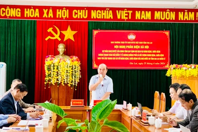 Gia Lai: Phản biện xã hội dự thảo Nghị quyết quy định giá dịch vụ khám bệnh, chữa bệnh