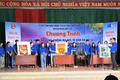 Tuyên truyền phòng-chống ma túy tại 3 xã biên giới huyện Đức Cơ