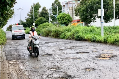 Thành phố Pleiku phản hồi bài Báo Gia Lai về tình trạng xuống cấp đường đến Bệnh viện Nhi tỉnh