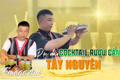 Độc đáo cocktail rượu cần Tây Nguyên