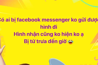 Facebook Messenger gặp lỗi không thể gửi hình ảnh và video