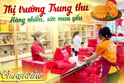 Thị trường Trung thu: Hàng nhiều, sức mua yếu